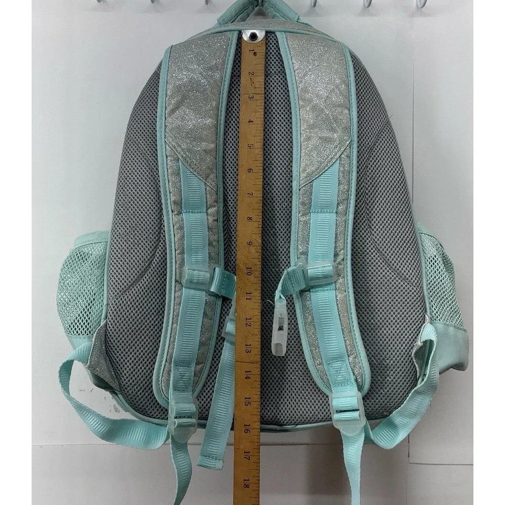 Pottery Barn Kids Blue Sparkle Backpack / Bookbag (16 inch)